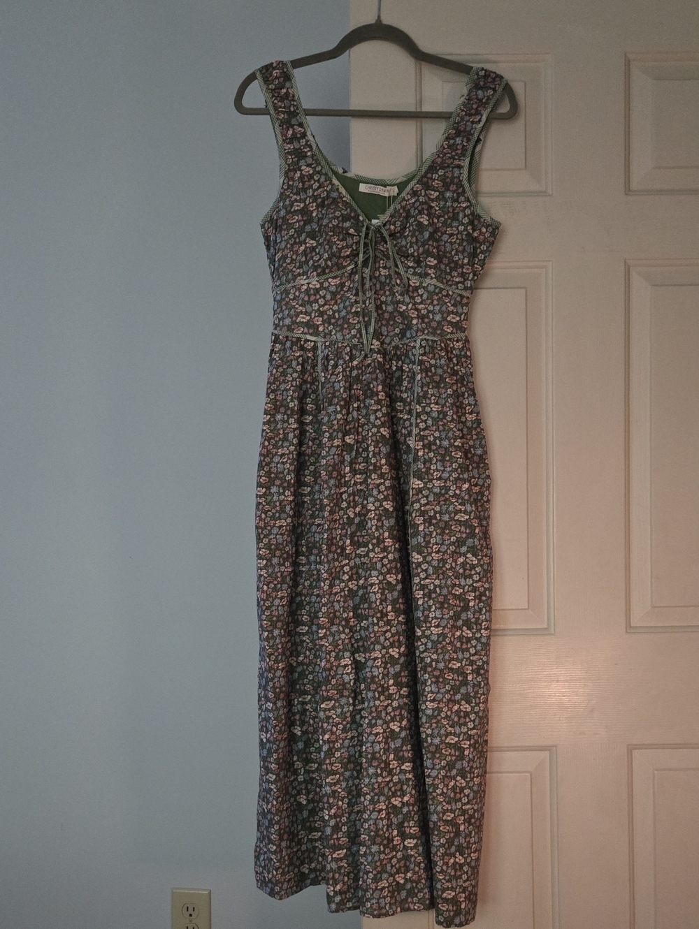 Christy Dawn Alessandra Dress In Fern Flanders Poppy - Picture 4 of 8